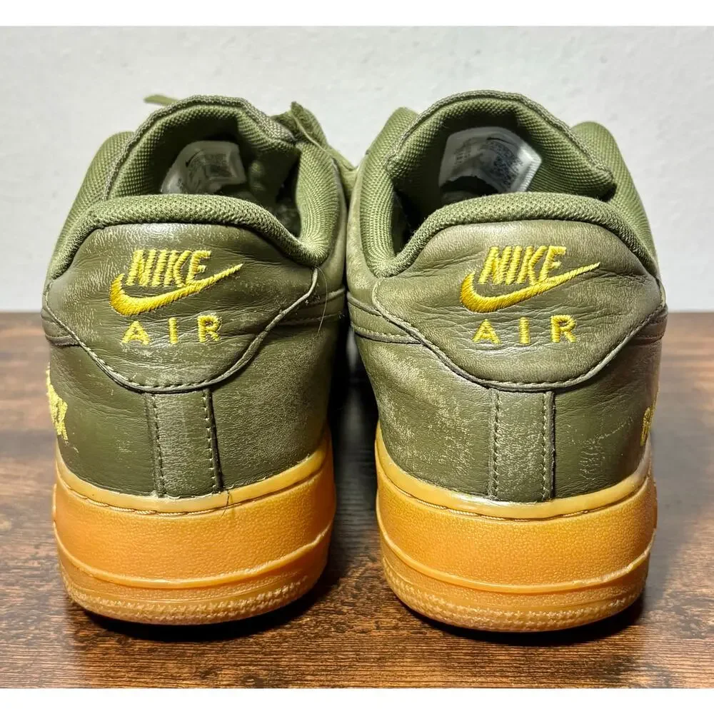 Nike Air Force 1 Gore-tex Medium Olive Sequoia Gold CK2630 200 Size 11